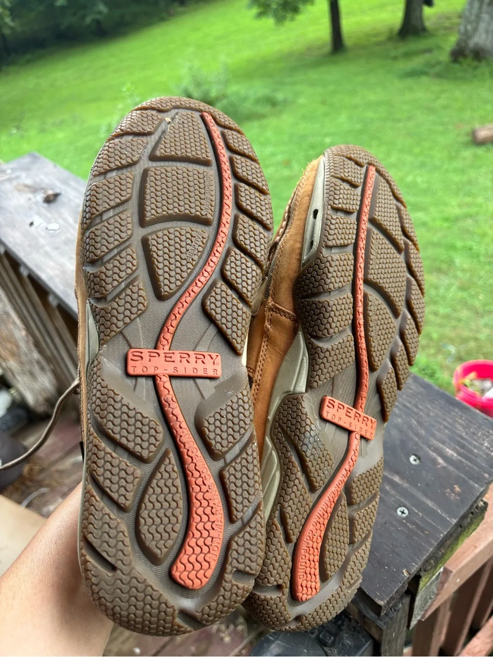 Sperry Waterproof Leather Boat Shoes Men’s 11 Brown Comfort Casual Coastal